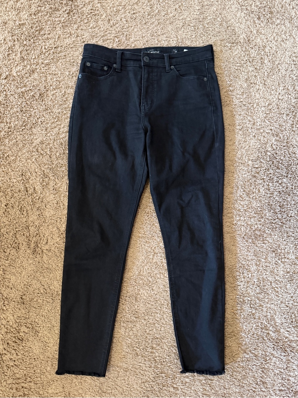 Lucky Brand Black Ankle Crop Jeans